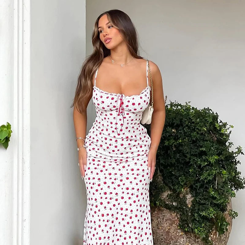 Karissa Floral Bodycon Maxi Dress