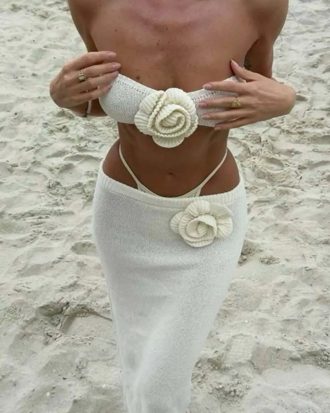 Particia Knitted Skirt Set