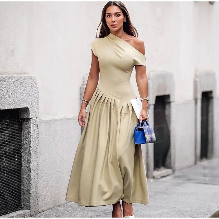 Book Smart Pleated Midi Dress