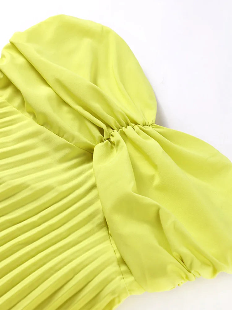 Starting Fresh Strapless Ribbon Maxi Dress