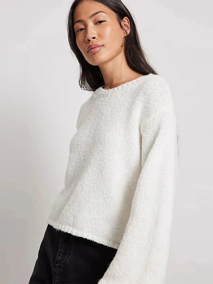 Sculpted Serenity Backless Knit Top