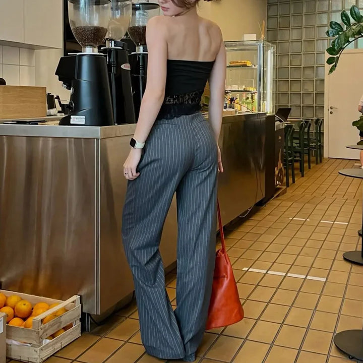 Charlene High Waist Baggy Pants