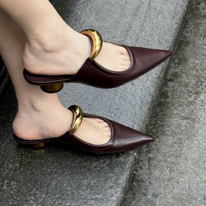 Sarajane Pointed Toe Mules