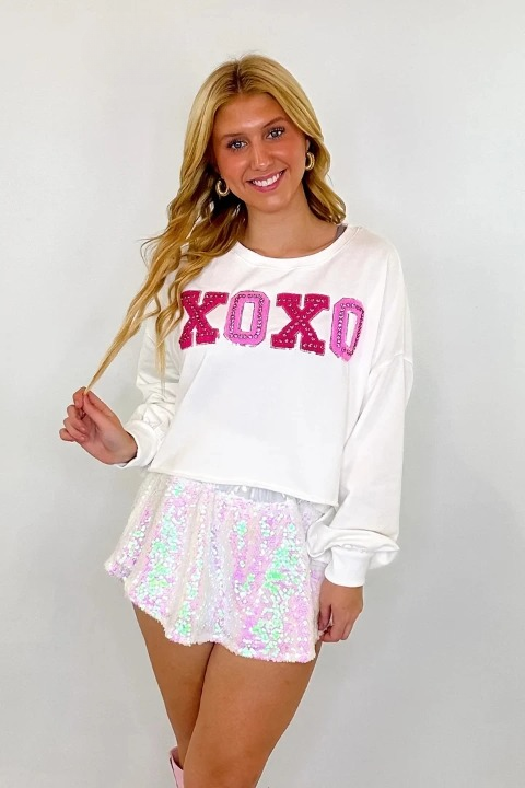 Marshmallow Dream Embroidered Pullover