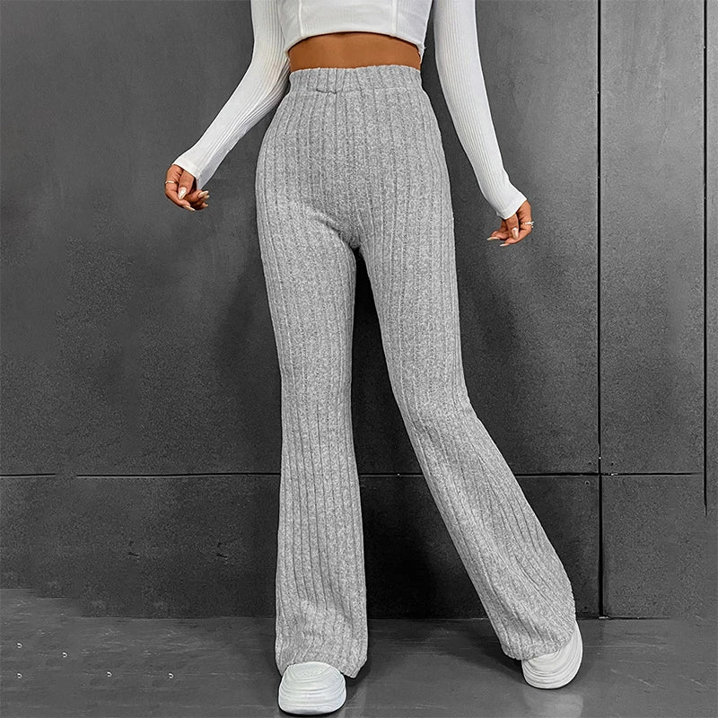 Pinstripe Perfection Wide-Leg Pants