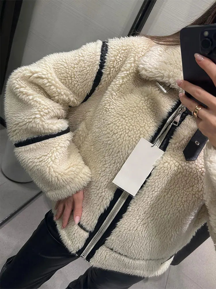 Keep You Cozy Faux Fur Zipper