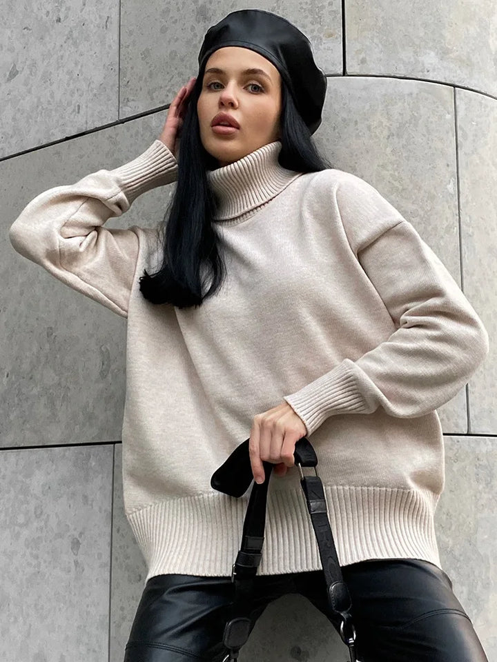 Kyra Turtleneck Oversize Sweater