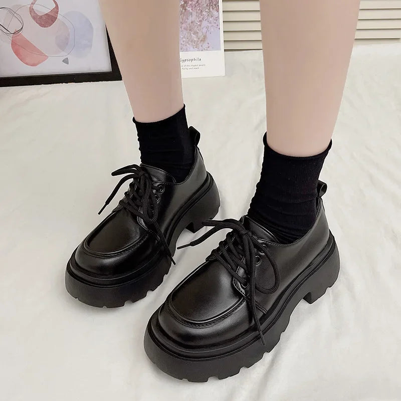 フラットシューズ ^custommade^ 45cm T-strap chunky loafer Bella CW0061IV Shoes – Bella Chix Co
