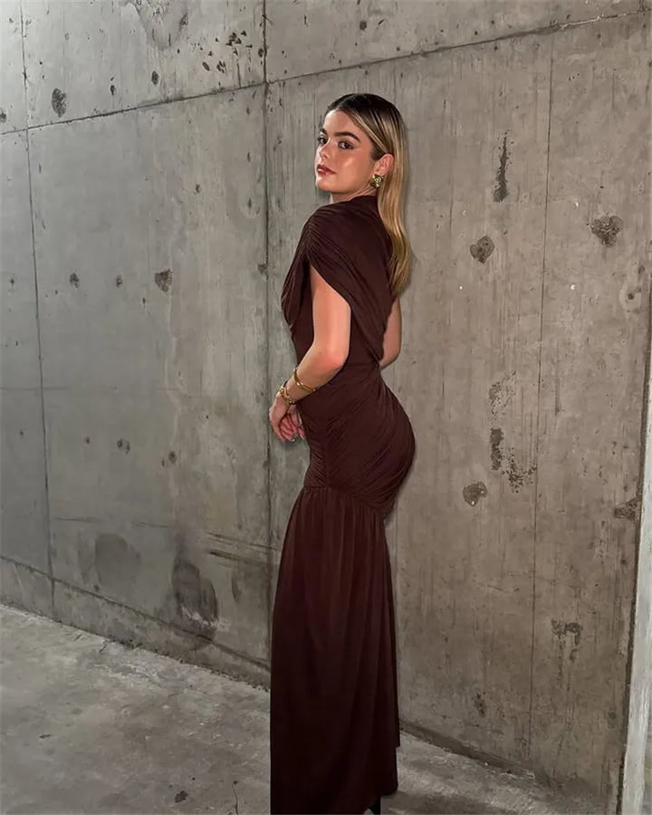 Your Needs Met Draped Mini Dress