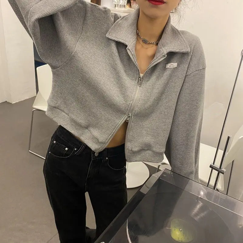 Cozy Cocoa Cropped Jacket