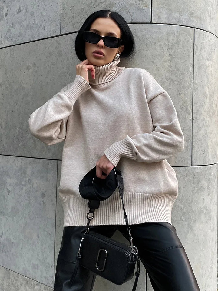 Kyra Turtleneck Oversize Sweater