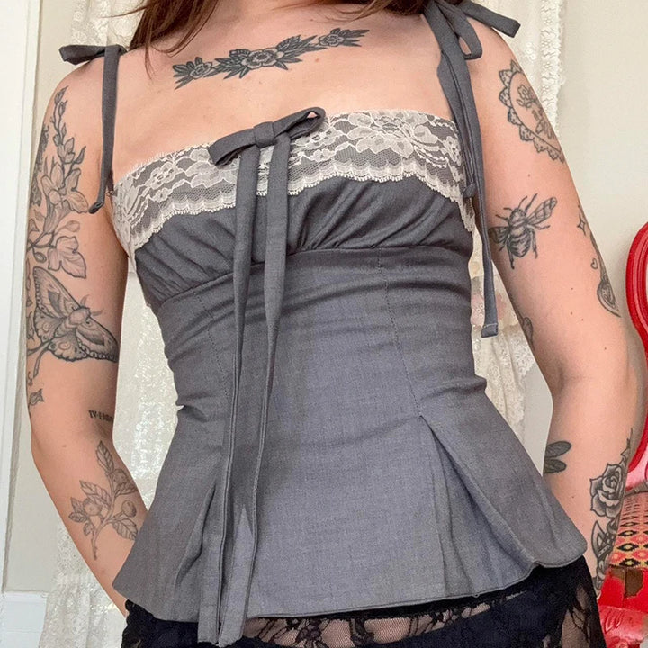 Sutton Lace Patchwork Cami Top