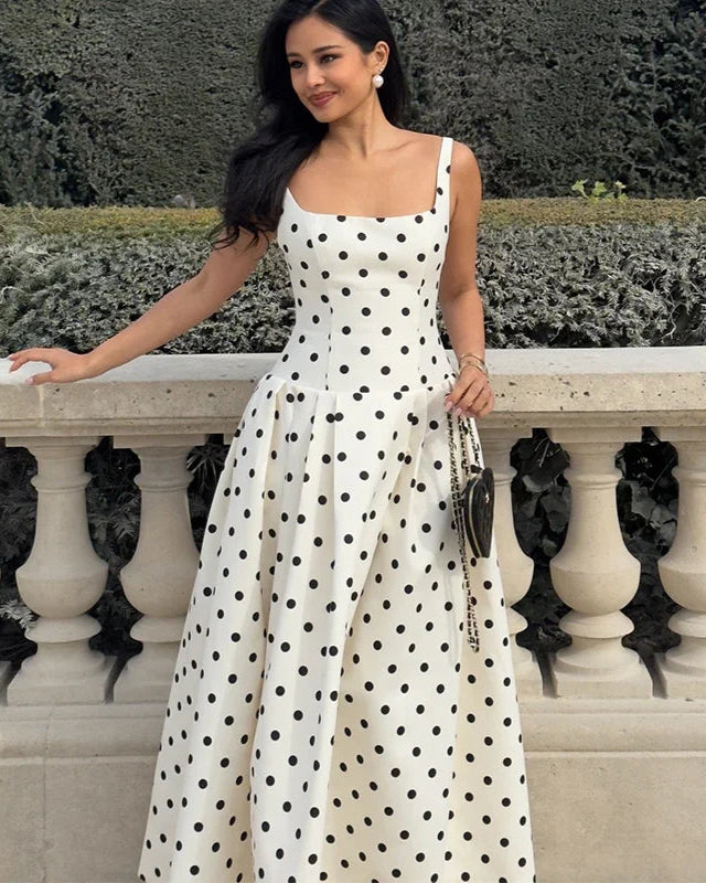 Amora Polka Dots Midi Dress