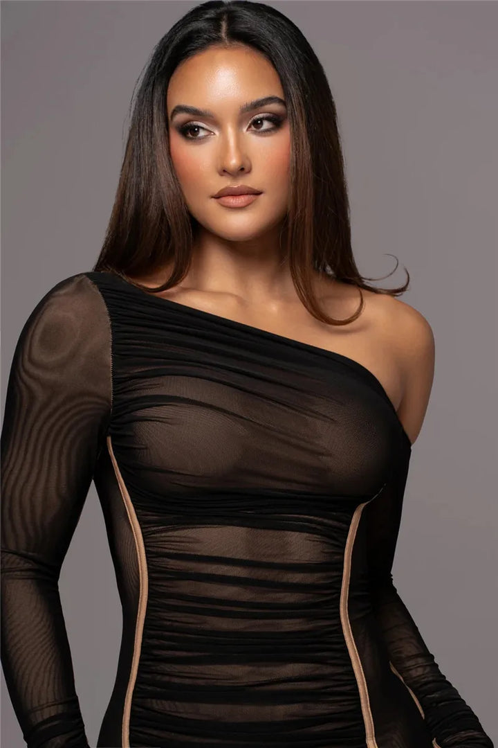 Slaying Saisha Mesh Bodycon Dress