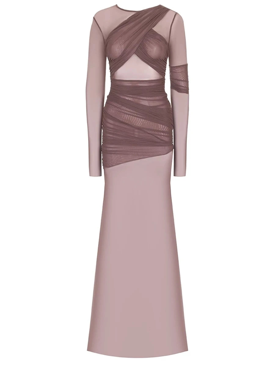 Heartbreakers Patchwork Maxi Dress