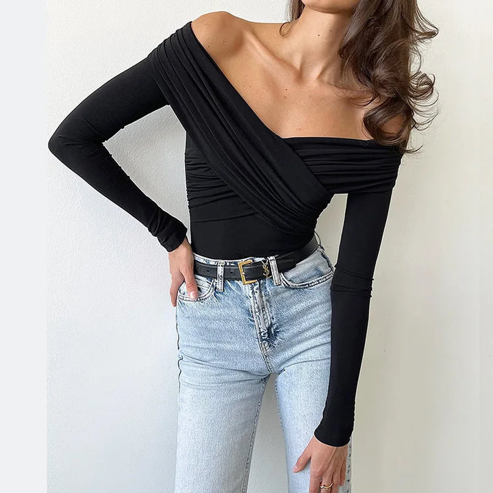 Elara Embrace Off Shoulder Bodysuit