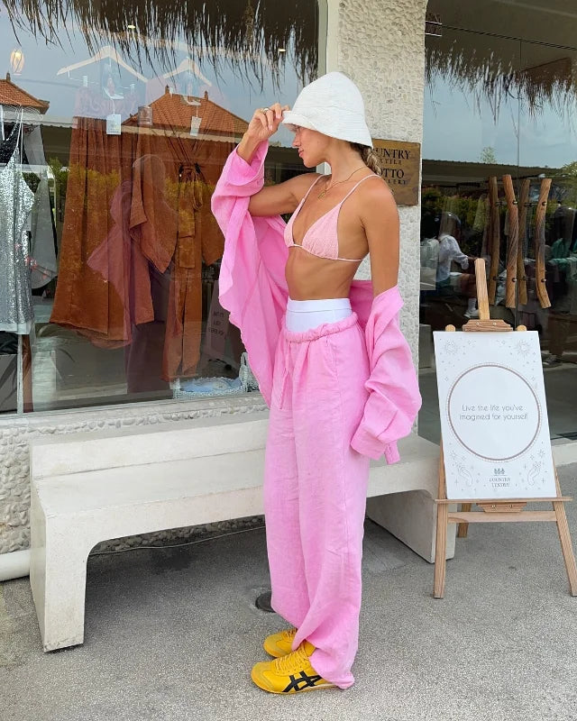 Daydreaming Loose Shirt Matching Set