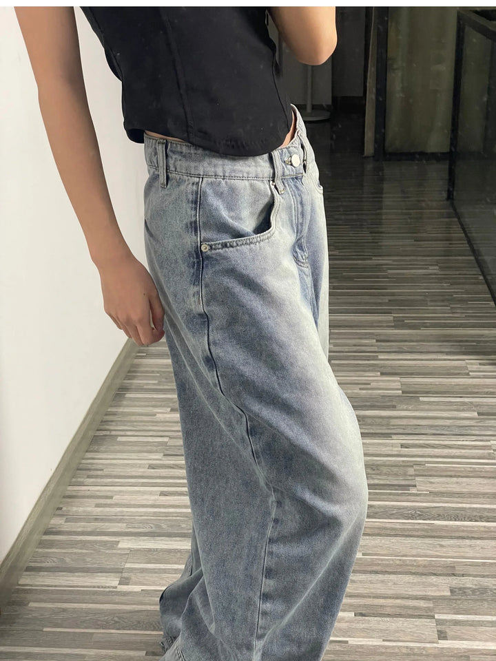 Ayana High Waisted Baggy Jeans