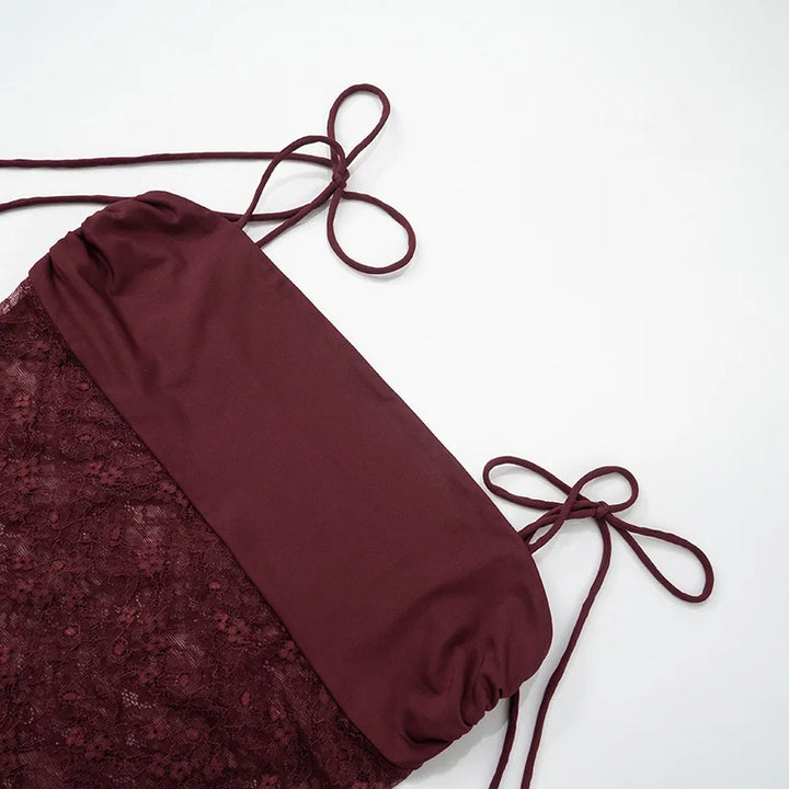 Rylin Lace Cut Out Maxi Dress