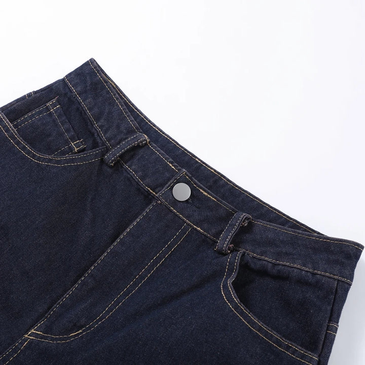 Office Era Square Neck Denim Set