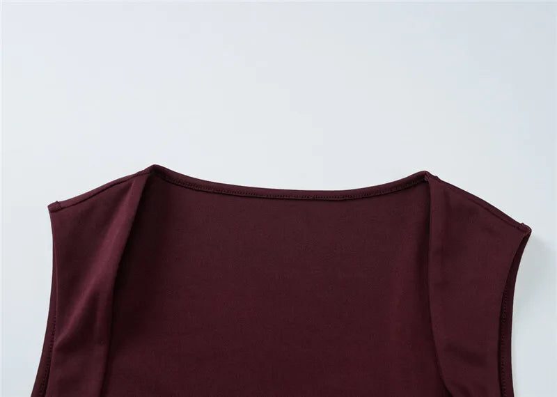 Salina Square Neck Maxi Dress