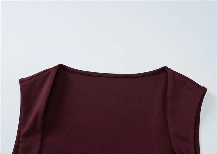 Salina Square Neck Maxi Dress