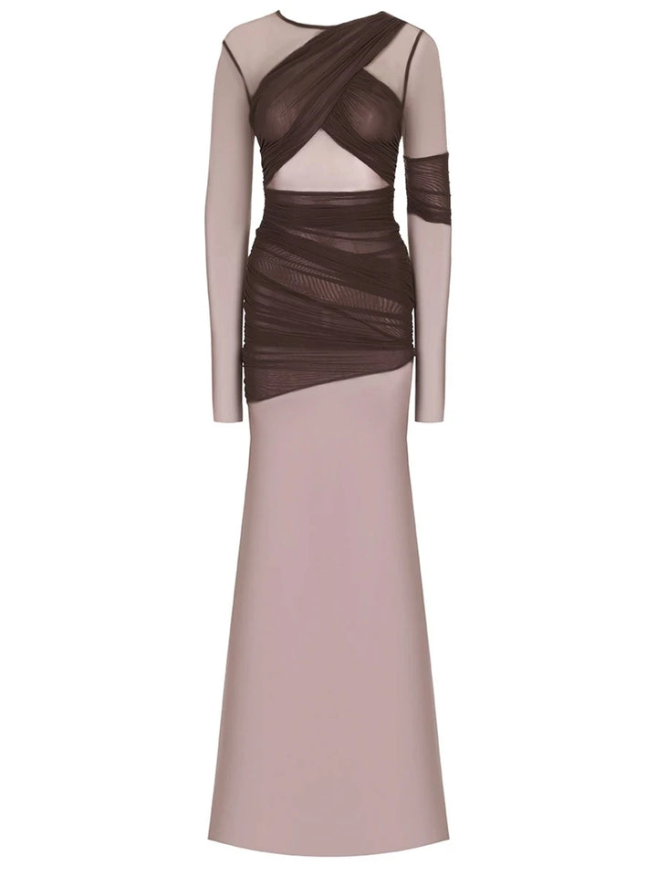 Heartbreakers Patchwork Maxi Dress