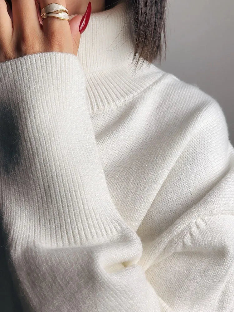 Morgan Turtleneck Knitted Sweater