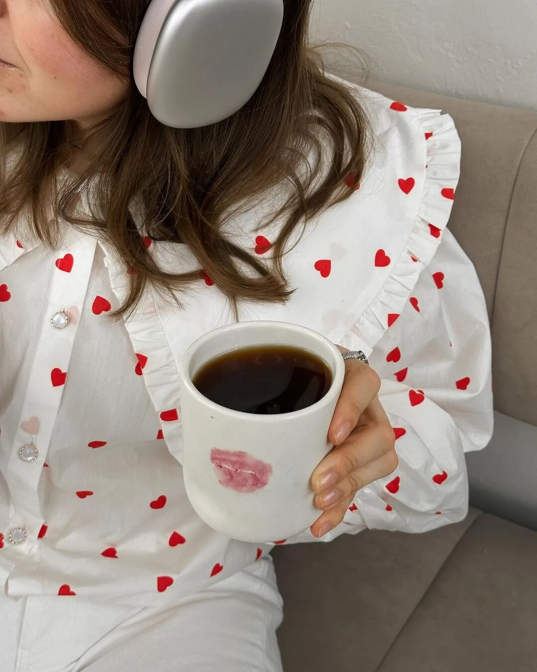 'Love In The Air' Heart Printed Shirt