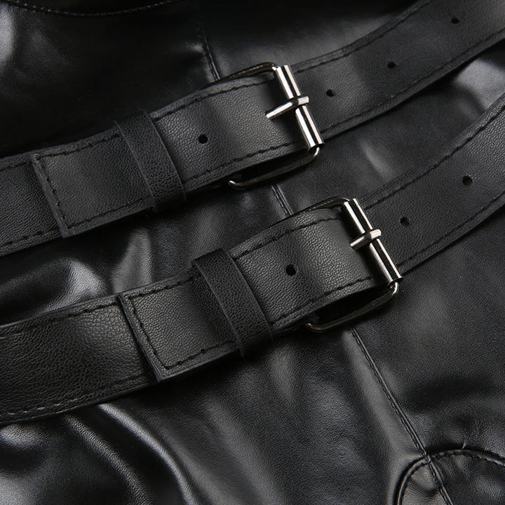 Mikella Leather Tank Top