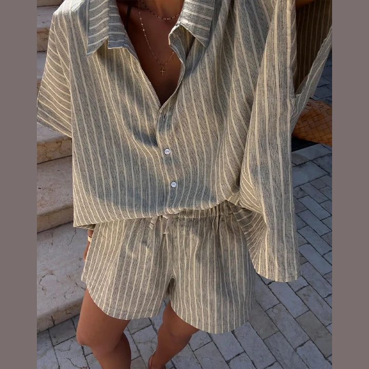 Shilo Striped Shorts Set