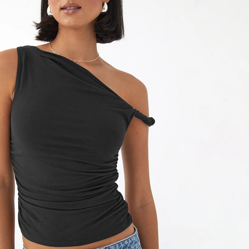 'One Off Should' Ruched Top