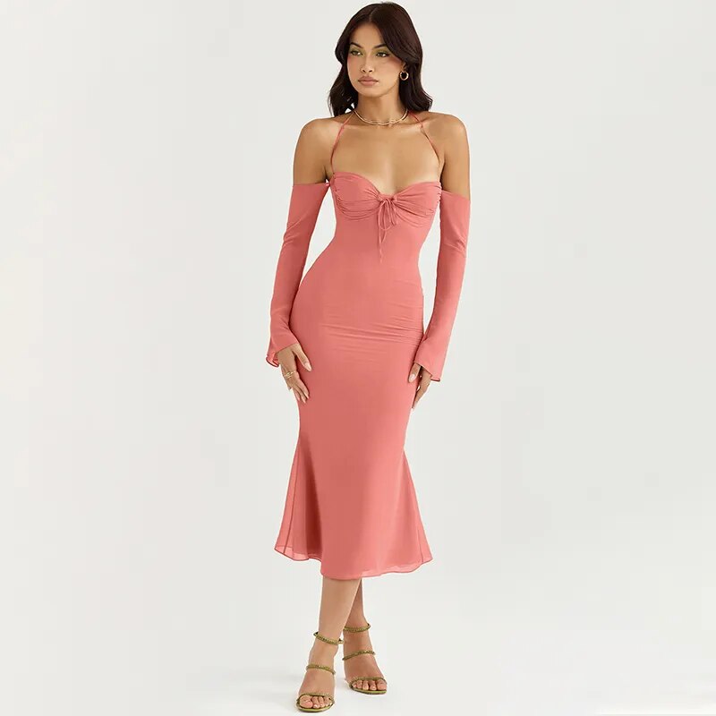 midi bodycon birthday dress Leely Women Sparkly Black Sequin Midi Cocktail Dress Spaghetti Straps Bodycon Holiday Party Dress