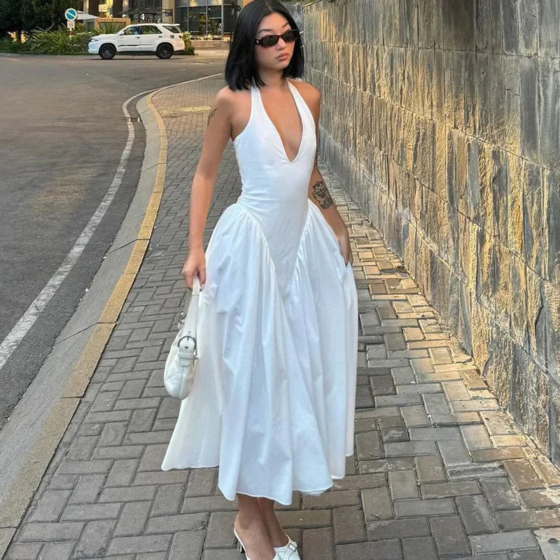 Dalier Halter Neck Dress