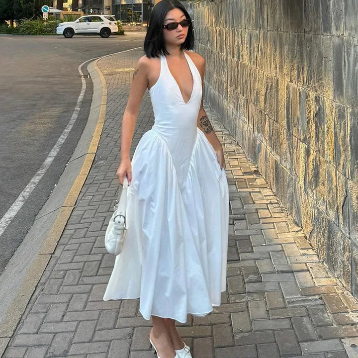 Dalier Halter Neck Dress