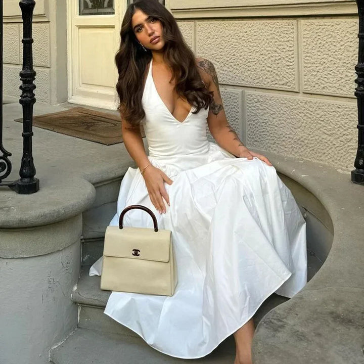 Dalier Halter Neck Dress