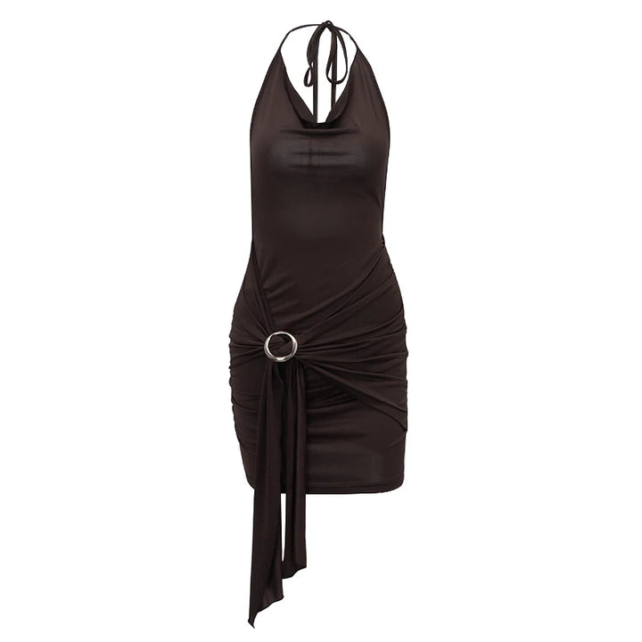 Mariposa Low Cut Backless Mini Dress