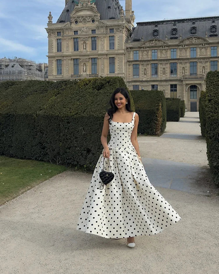 Amora Polka Dots Midi Dress