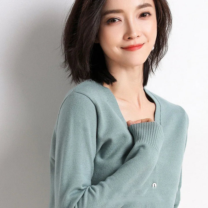 Cassidy V Neck Knitted Sweater