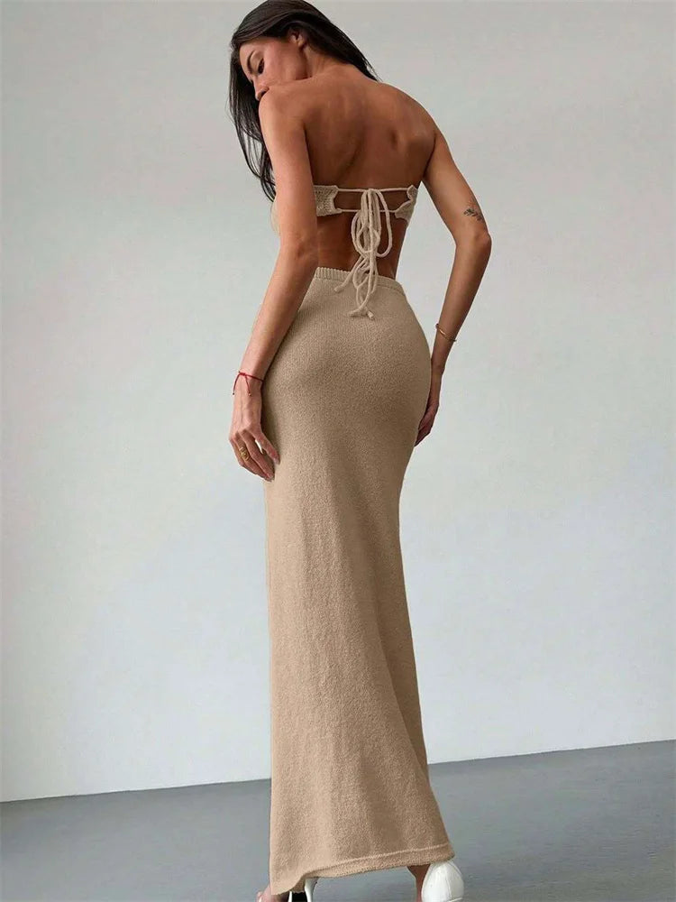 Particia Knitted Skirt Set