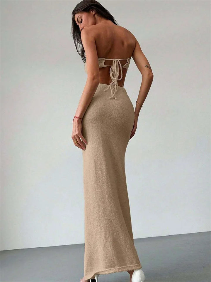 Particia Knitted Skirt Set
