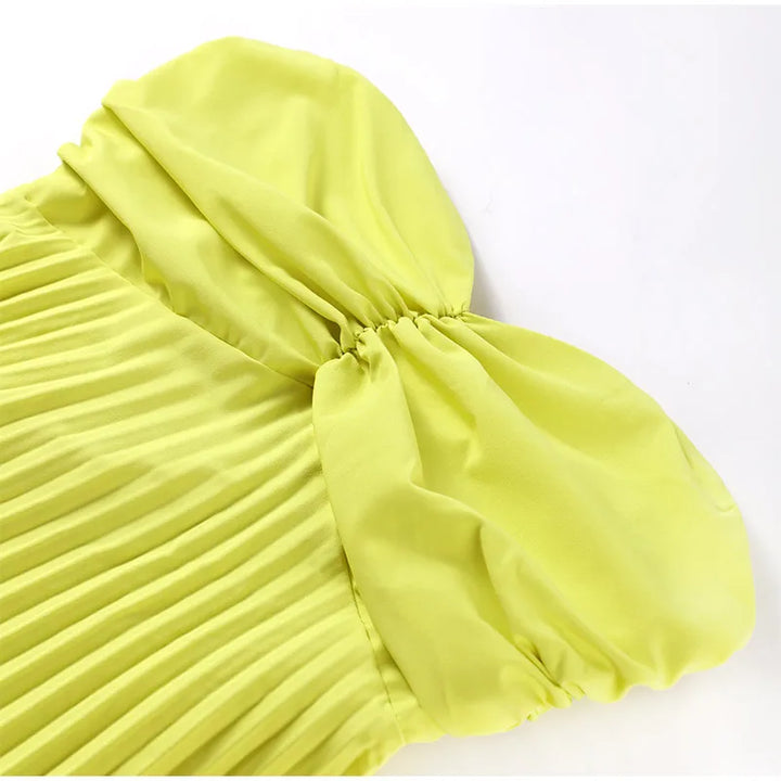 Starting Fresh Strapless Ribbon Maxi Dress