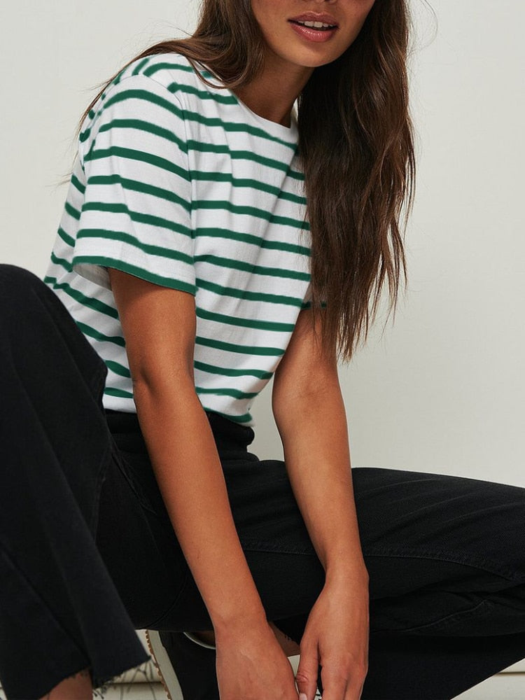 Wren Striped Loose T-Shirt