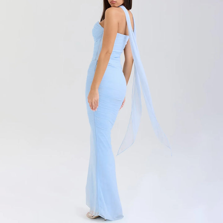 Bellamy Strapless Set With Scarf