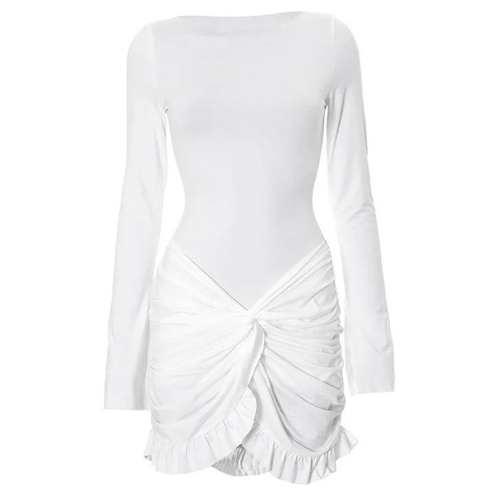 Tegan Ruched Mini Dress