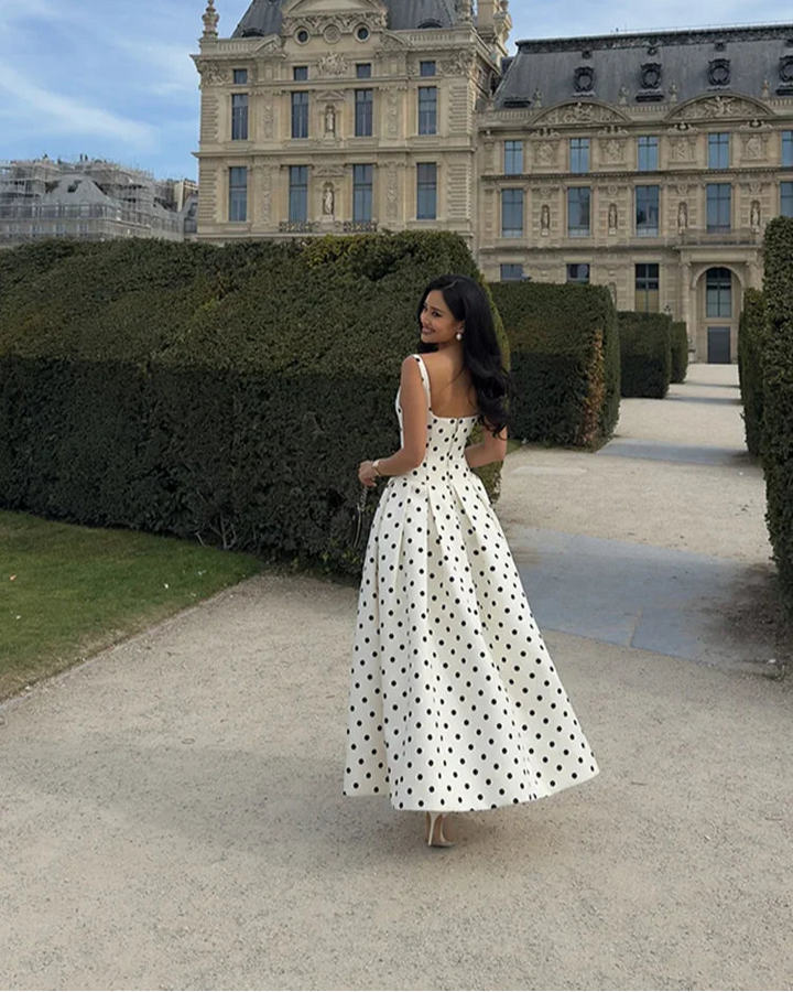 Amora Polka Dots Midi Dress