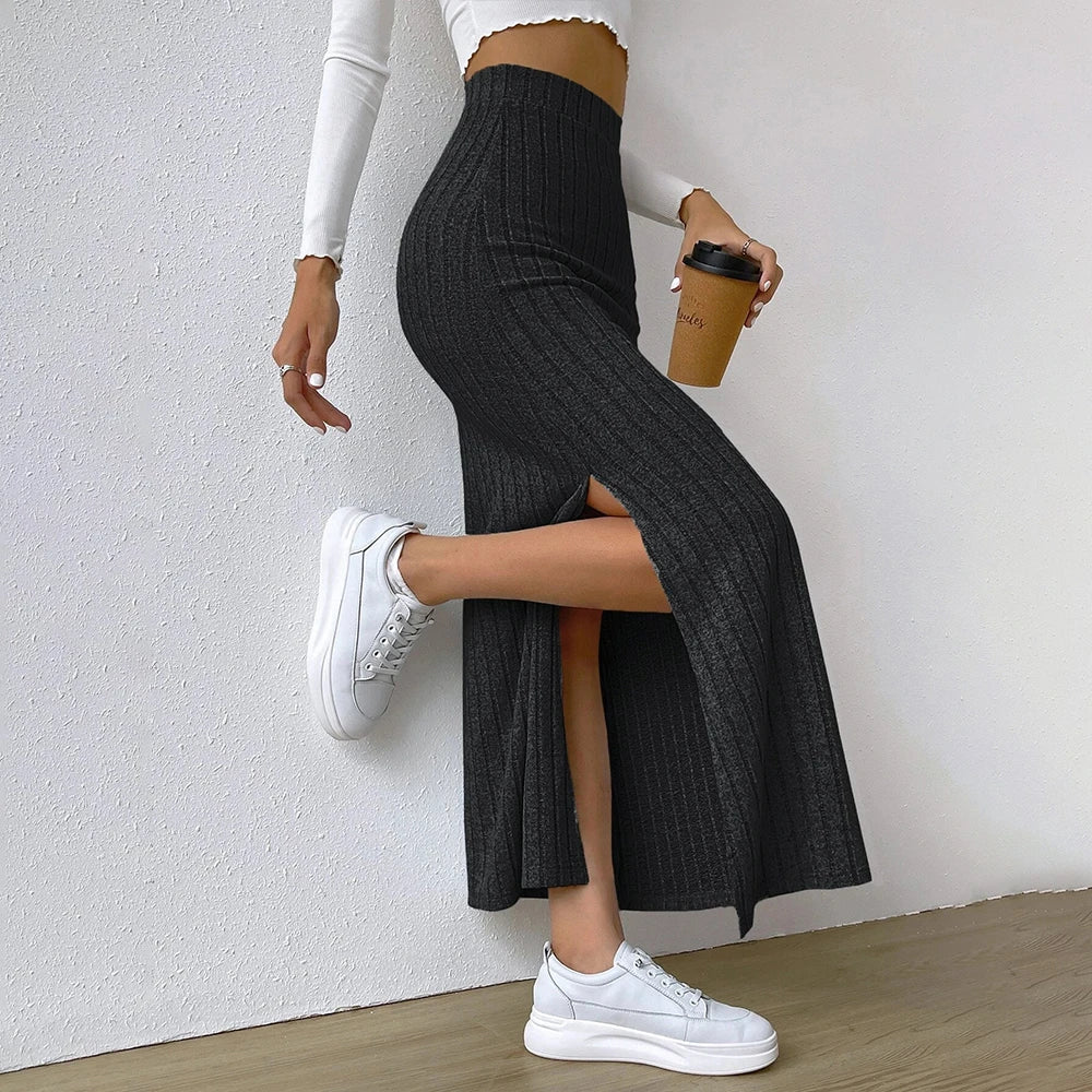 Aspen Knit Midi Bodycon Skirt