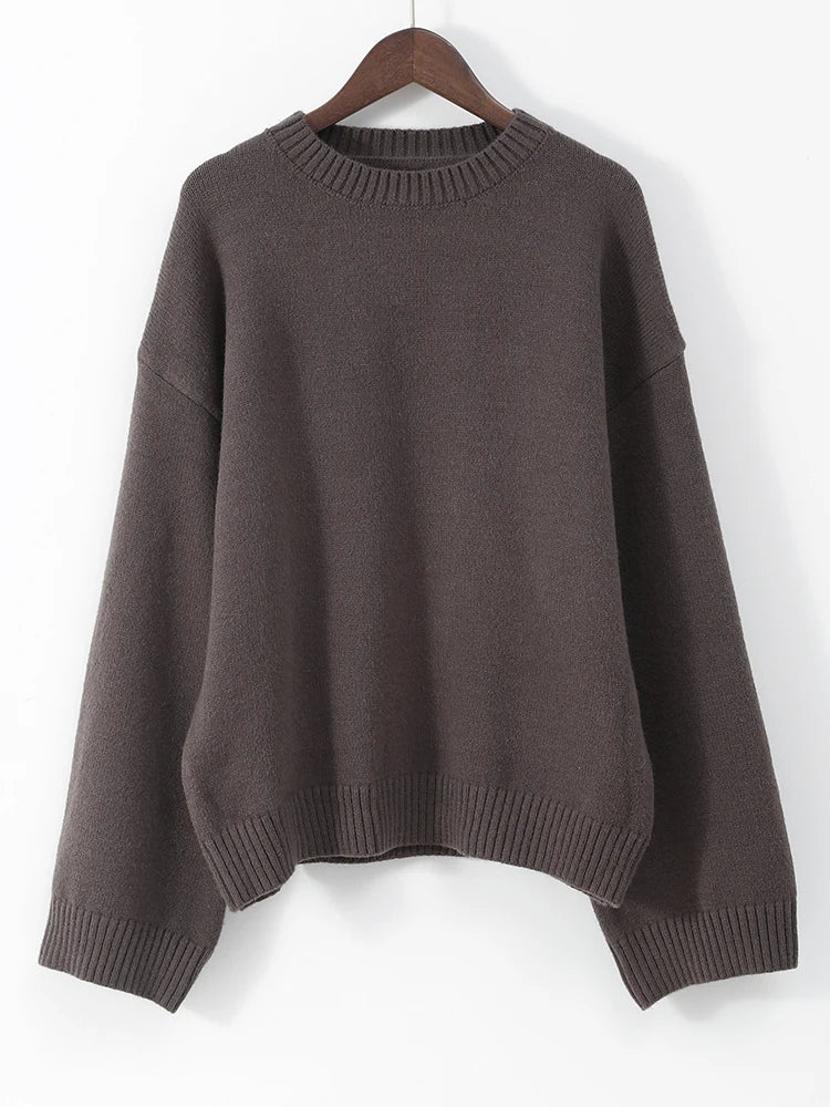 Oh So Chic O Neck Knitted Pullover