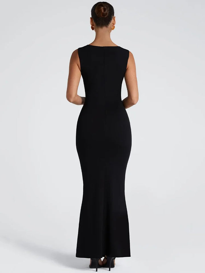 Salina Square Neck Maxi Dress