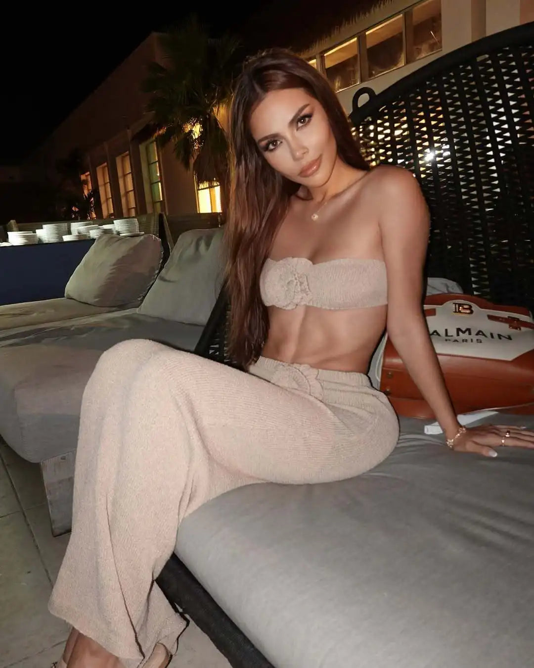 Particia Knitted Skirt Set